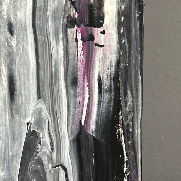 Hand Painted Original Painting Acrylic Canvas 10 X 10 Titled Leather  & Lace‎ - Picture 5 of 14